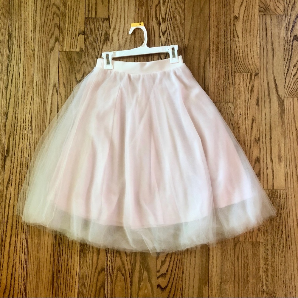 Blush Pink Tulle Skirt